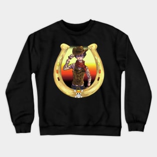 Cowboy Luffy Crewneck Sweatshirt